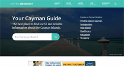 Desktop Screenshot of caymanresident.com